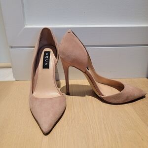 Aqua Women's Heels in Blush Pink